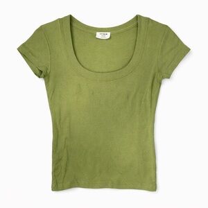 Cotton On Ribbed Shirt - Women’s Extra Small, Slim Fit, Y2K Style